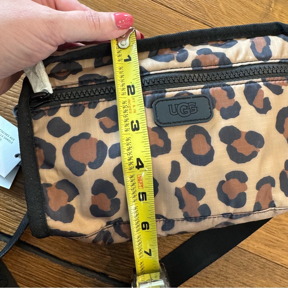 UGG Leopard-Print Mini Belt Bag in Tan and Black - Picture 12 of 12